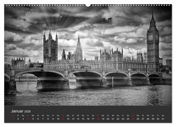 Produktbild: URBANE FOTOGRAFIE Zw&ouml;lf klassische Impressionen (hochwertiger Premium Wandkalender 2026 DIN A2 quer), Kunstdruck in Hochglanz