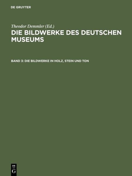 Produktbild: Die Bildwerke in Holz, Stein und Ton