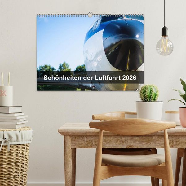 Produktbild: Sch&ouml;nheiten der Luftfahrt 2026 (Wandkalender 2026 DIN A3 quer), CALVENDO Monatskalender
