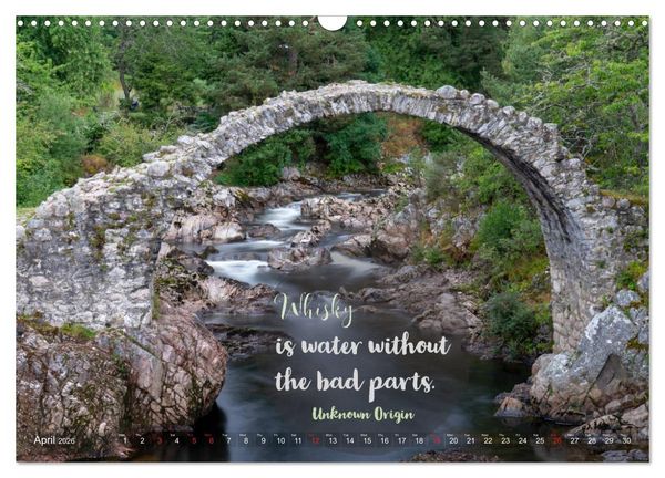 Produktbild: Wonderful Whisky Wisdom (Wall Calendar 2026 DIN A3 landscape), CALVENDO 12 Month Wall Calendar