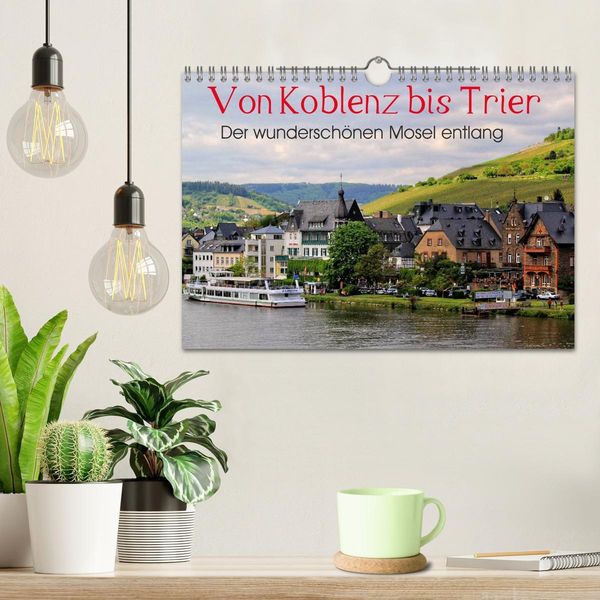 Produktbild: Der wundersch&ouml;nen Mosel entlang &ndash; Von Koblenz bis Trier (Wandkalender 2026 DIN A4 quer), CALVENDO Monatskalender