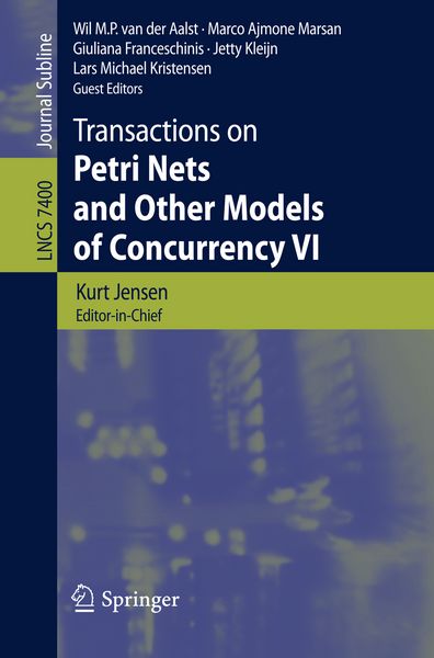 Produktbild: Transactions on Petri Nets and Other Models of Concurrency VI