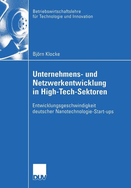 Produktbild: Unternehmens- und Netzwerkentwicklung in High-Tech-Sektoren