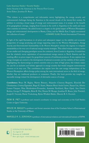 Produktbild: Energy Security and Environmental Sustainability in the Western Hemisphere