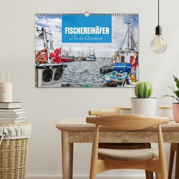 Produktbild: Fischereih&auml;fen an der Ostseek&uuml;ste (Wandkalender 2027 DIN A3 quer), CALVENDO Monatskalender