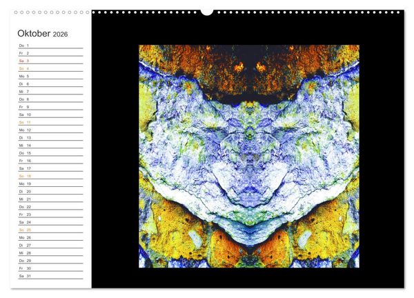Produktbild: LiTH-Os Antlitze des Sandsteins von ID AD Art Gabi Zapf (Wandkalender 2026 DIN A2 quer), CALVENDO Monatskalender