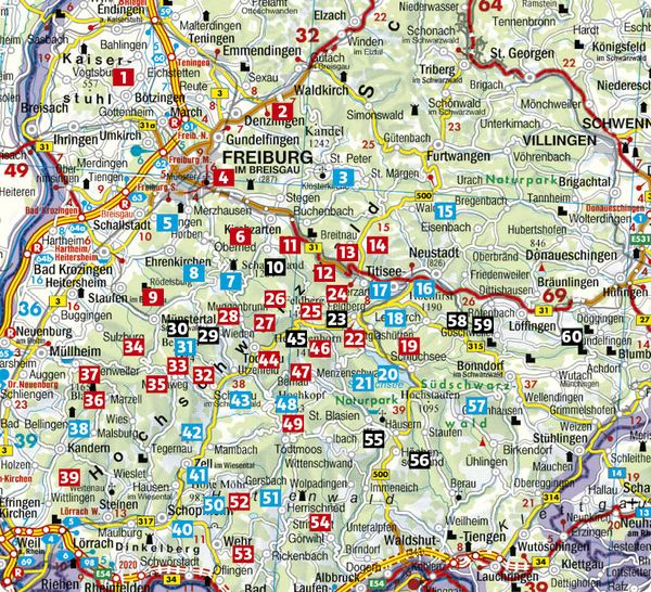 Produktbild: ROTHER Wanderf&uuml;hrer Schwarzwald S&uuml;d: zwischen Freiburg und Basel. 60 Touren