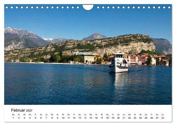 Produktbild: Gardasee - Die sch&ouml;nsten Momente am Gardasee (Wandkalender 2027 DIN A4 quer), CALVENDO Monatskalender