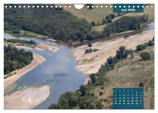 Produktbild: Le Berry secret, le Cher vu du ciel (Calendrier mural 2026 DIN A4 vertical), CALVENDO calendrier mensuel