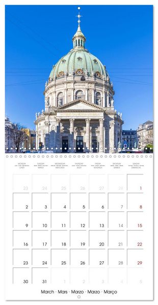 Produktbild: COPENHAGEN Highlights (Wall Calendar 2026 12 &times; 12 Inch) CALVENDO 12 Month Wall Calendar