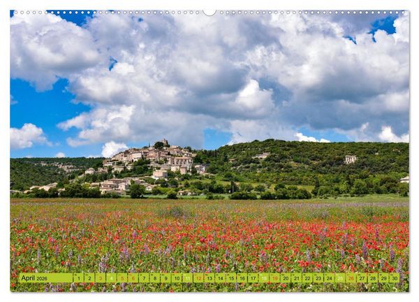 Produktbild: Wo die Provence am sch&ouml;nsten ist (hochwertiger Premium Wandkalender 2026 DIN A2 quer), Kunstdruck in Hochglanz