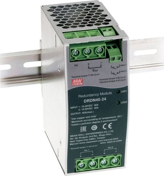 Produktbild: MEAN WELL DRDN40-48 Redundanzmodul 40A