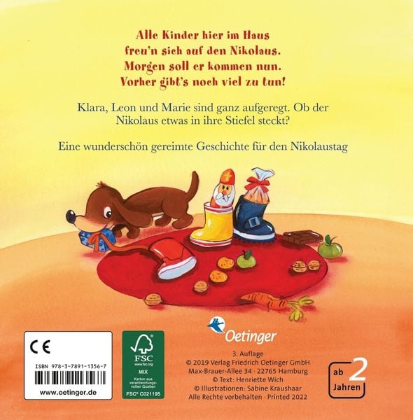 Produktbild: Morgen kommt der Nikolaus