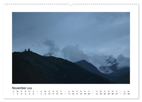 Produktbild: GEORGIEN 2026 (hochwertiger Premium Wandkalender 2026 DIN A2 quer), Kunstdruck in Hochglanz