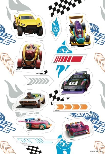 Produktbild: Hot Wheels&trade; Let's Race: Rasanter Sticker- und Malspa&szlig;