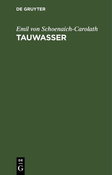 Produktbild: Tauwasser