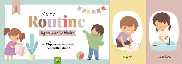 Meine Routine - Tagesplaner für Kinder, Gebundene Ausgabe von Schwager & Steinlein Verlag, Schwager & Steinlein, 978-3-8499-4571-8