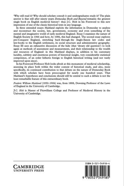 Produktbild: Domesday Book and Beyond