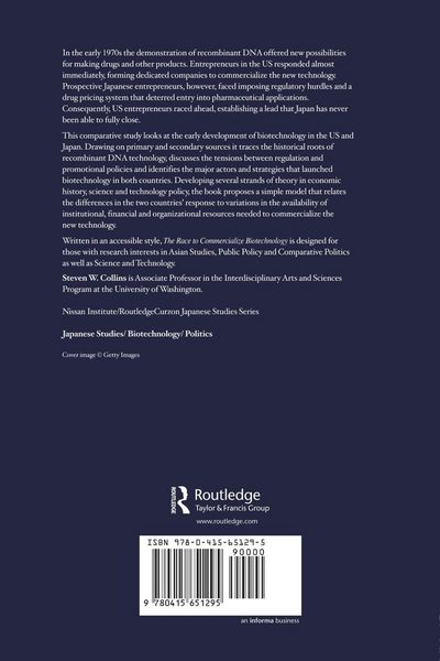 Produktbild: The Race to Commercialize Biotechnology