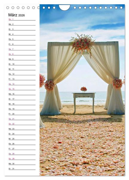 Produktbild: Lust auf Hochzeit - Planer (Wandkalender 2026 DIN A4 hoch), CALVENDO Monatskalender