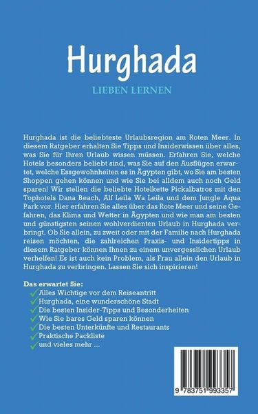 Produktbild: Hurghada lieben lernen: Der perfekte Reisef&uuml;hrer f&uuml;r einen unvergesslichen Aufenthalt in Hurghada inkl. Insider-Tipps, Tipps zum Geldsparen und Packliste