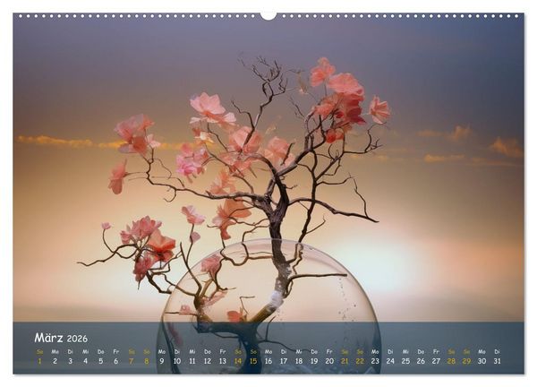 Produktbild: Exotische Pflanzen Close-up (hochwertiger Premium Wandkalender 2026 DIN A2 quer), Kunstdruck in Hochglanz