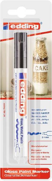 Produktbild: edding Glanzlackmarker 750 schwarz 2-4mm
