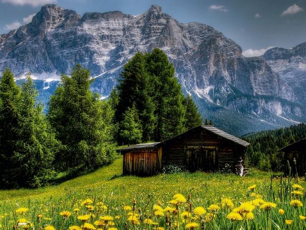 Produktbild: CALVENDO Puzzle Pralongia Alm mit Conturines - Alta Badia | 1000 Teile Lege-Gr&ouml;&szlig;e 64x48cm Foto-Puzzle f&uuml;r gl&uuml;ckliche Stunden