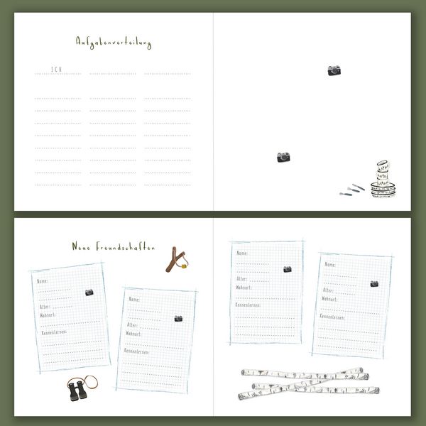 Produktbild: Let&rsquo;s go! Reisetagebuch - Camping