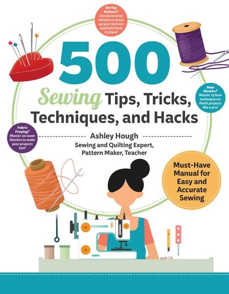 Produktbild: 500 Sewing Tips, Tricks, Techniques, and Hacks