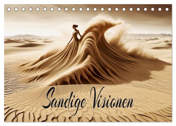 Produktbild: Sandige Visionen (Tischkalender 2026 DIN A5 quer), CALVENDO Monatskalender
