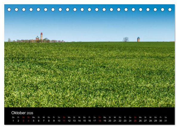 Produktbild: Ostseeinsel R&uuml;gen Impressionen (Tischkalender 2026 DIN A5 quer), CALVENDO Monatskalender