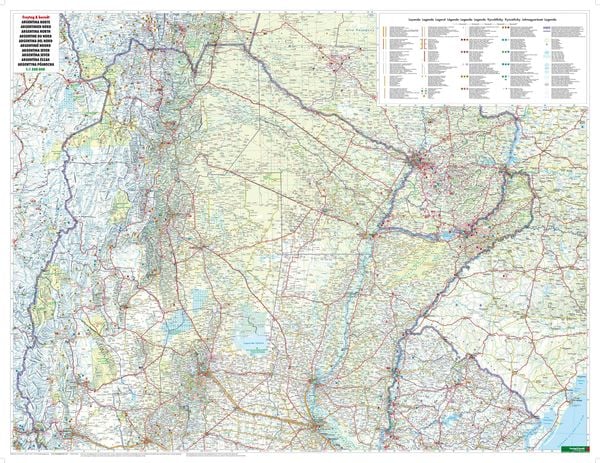 Produktbild: freytag & berndt Stra&szlig;enkarte Argentinien 1:1,5 Mio.
