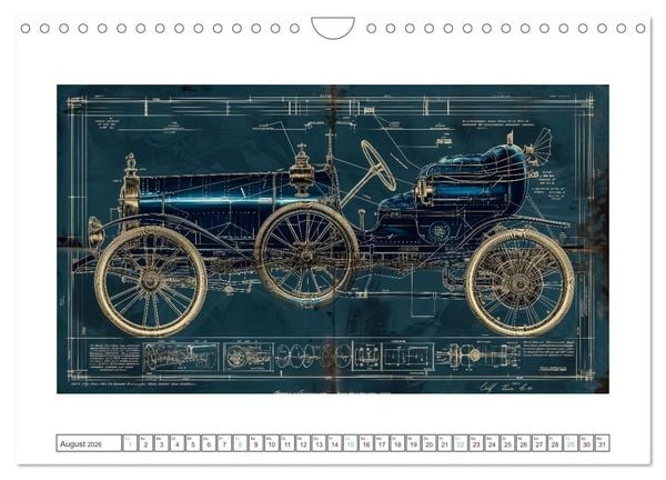 Produktbild: Fantastische Oldtimer (Wandkalender 2026 DIN A4 quer), CALVENDO Monatskalender
