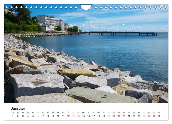 Produktbild: R&uuml;gen und Hiddensee (Wandkalender 2026 DIN A4 quer), CALVENDO Monatskalender