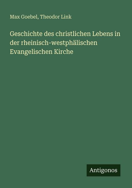Produktbild: Geschichte des christlichen Lebens in der rheinisch-westph&auml;lischen Evangelischen Kirche