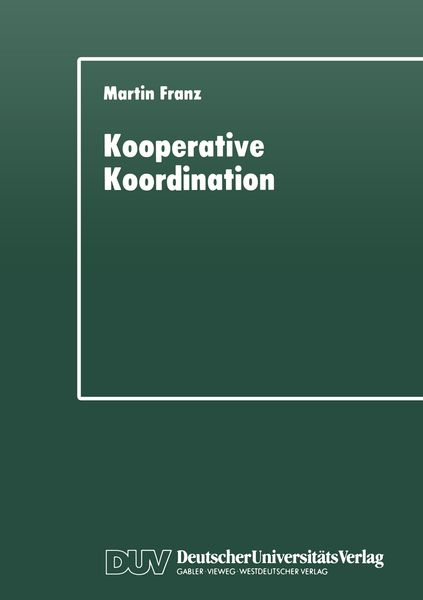 Produktbild: Kooperative Koordination