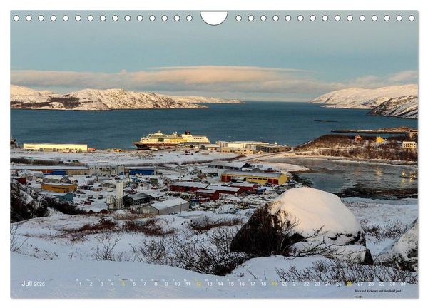 Produktbild: Hurtigruten im Winter - Hunting the light (Wandkalender 2026 DIN A4 quer), CALVENDO Monatskalender