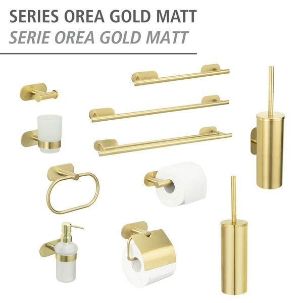 Produktbild: Turbo-Loc&reg; Badetuchstange Mod. Orea Gold, 40 cm, Befestigen ohne bohren