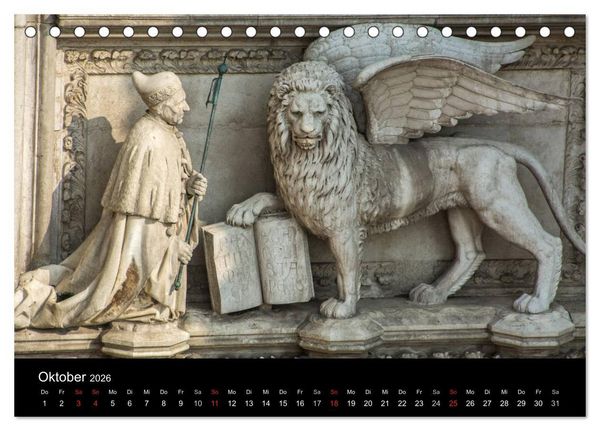 Produktbild: Venedig - la Serenissima (Tischkalender 2026 DIN A5 quer), CALVENDO Monatskalender