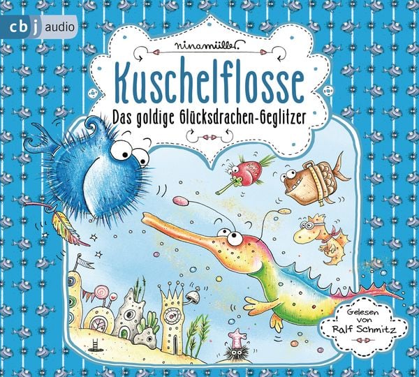 Produktbild: Kuschelflosse - Das goldige Gl&uuml;cksdrachen-Geglitzer