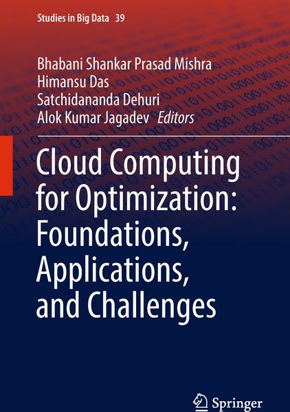 Produktbild: Cloud Computing for Optimization: Foundations, Applications, and Challenges
