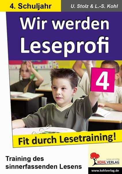 Produktbild: Wir werden Leseprofi / Klasse 4