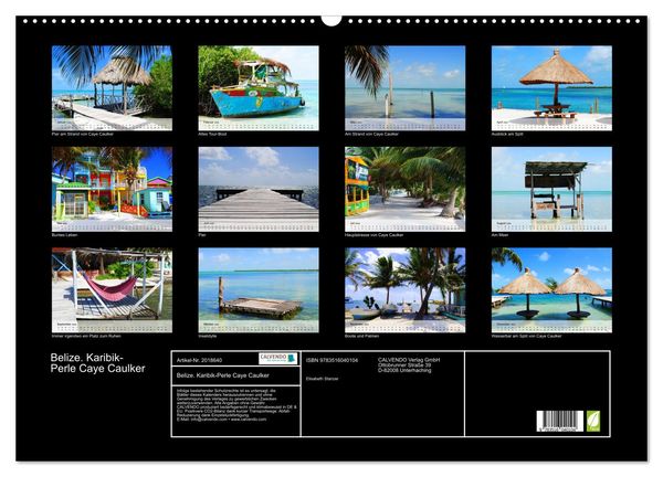 Produktbild: Belize. Karibik-Perle Caye Caulker (Wandkalender 2026 DIN A2 quer), CALVENDO Monatskalender