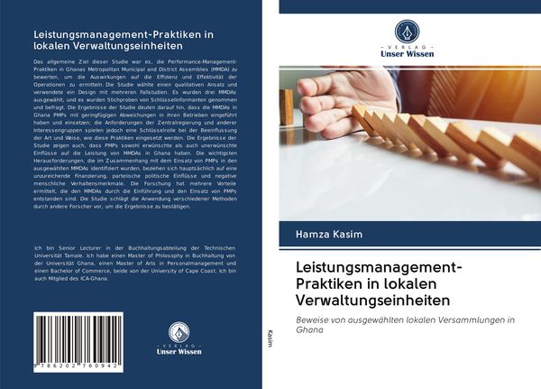 Produktbild: Leistungsmanagement-Praktiken in lokalen Verwaltungseinheiten