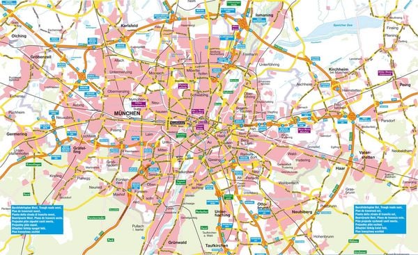 Produktbild: M&uuml;nchen Gesamtplan 1 : 22 500