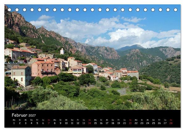 Produktbild: Korsikas St&auml;dte (Tischkalender 2027 DIN A5 quer), CALVENDO Monatskalender