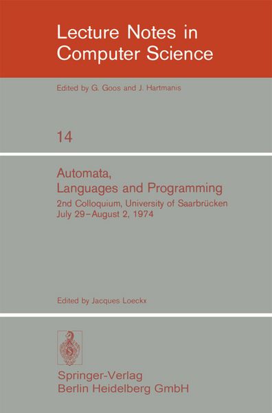 Produktbild: Automata, Languages and Programming