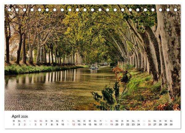 Produktbild: Languedoc-Roussillon - unter der Sonne des Midi (Tischkalender 2026 DIN A5 quer), CALVENDO Monatskalender