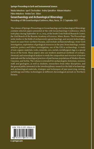 Produktbild: Geoarchaeology and Archaeological Mineralogy